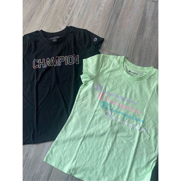 NWT Champion hoodie, shorts and t-shirt bundle,  Girls Size M - Picture 2 of 9